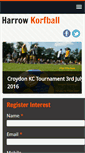 Mobile Screenshot of harrowkorfball.com